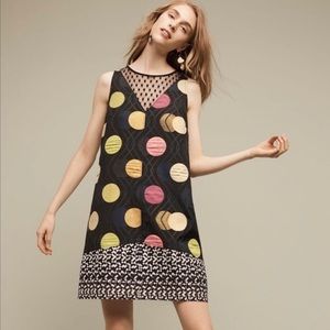Anthropologie Maeve Jacquard Dot Dress